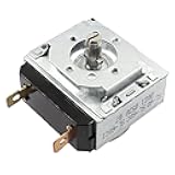 60 Minutes Time Switch, Delay Timer Switch Time Controller for Electronic Microwave Oven Cooker, AC 120V-15A 250V-16A, Round Shaft