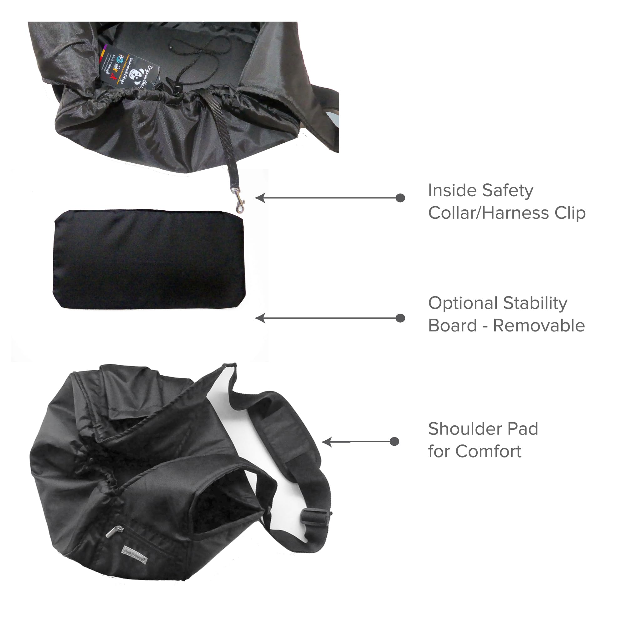 Amazon.com : Cloak & Dawggie Dog Sling Carrier Tiny XXS Extra