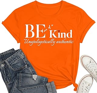 Be Kind Shirt Women Kindness Teacher T-Shirts Inspirational Be Kind Graphic Tee Tops