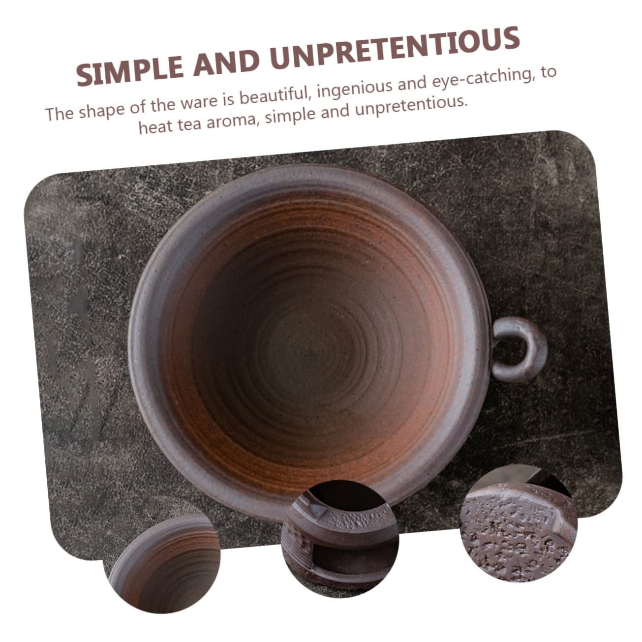 FELTECHELECTR Ceramic Teapot Warmer Stand Tea Pot Candle Holder Roasting Tea Stove Accessory