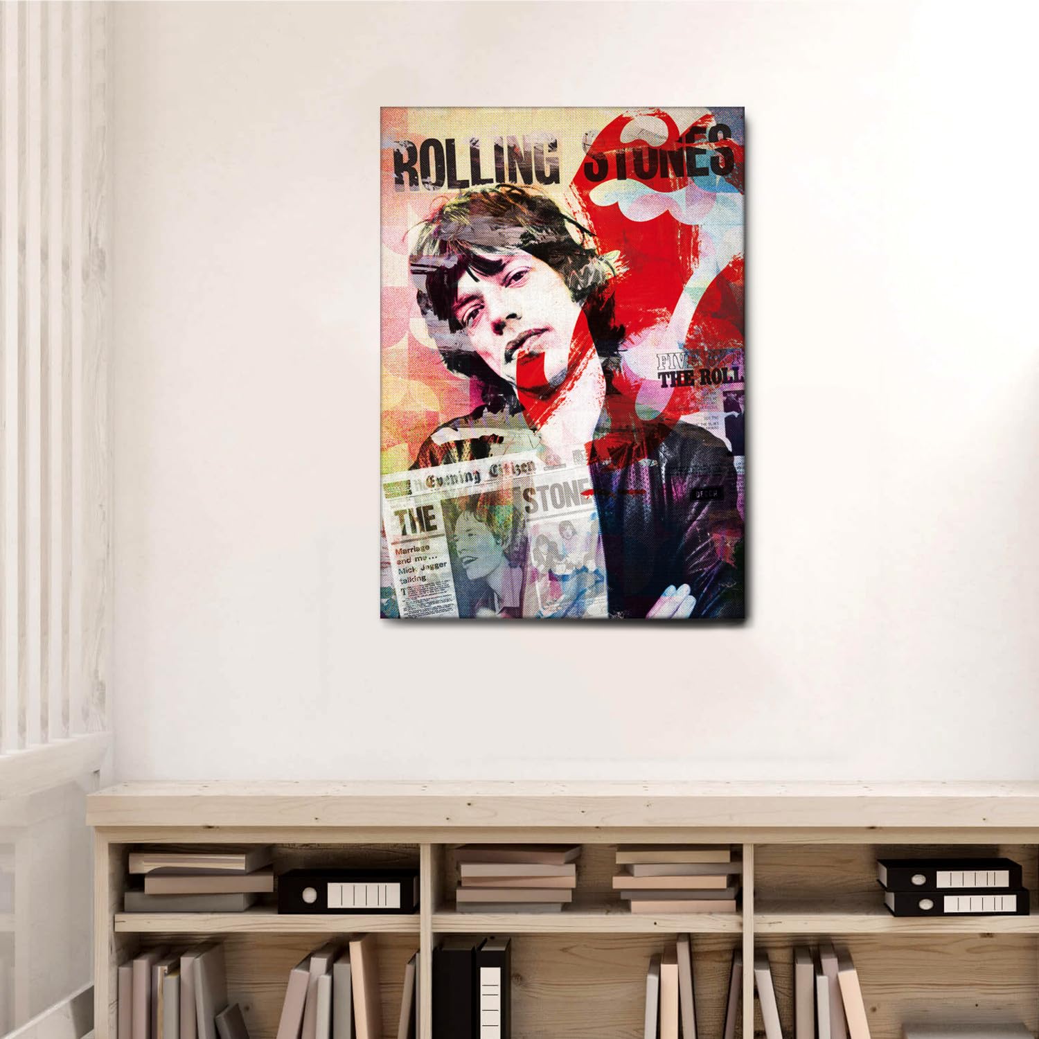 Traffic Full Color - Print op canvas - Klaar om op te Hangen Traffic Full Color - Print op canvas - Klaar om op te Hangen