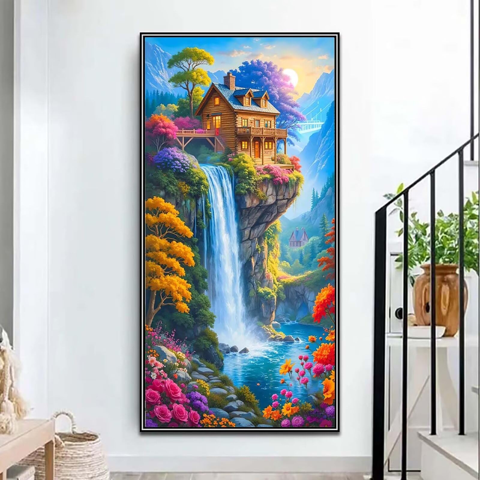Diamentowe malowanie spadek, duże DIY diamentowe malowanie dorośli 60x120cm