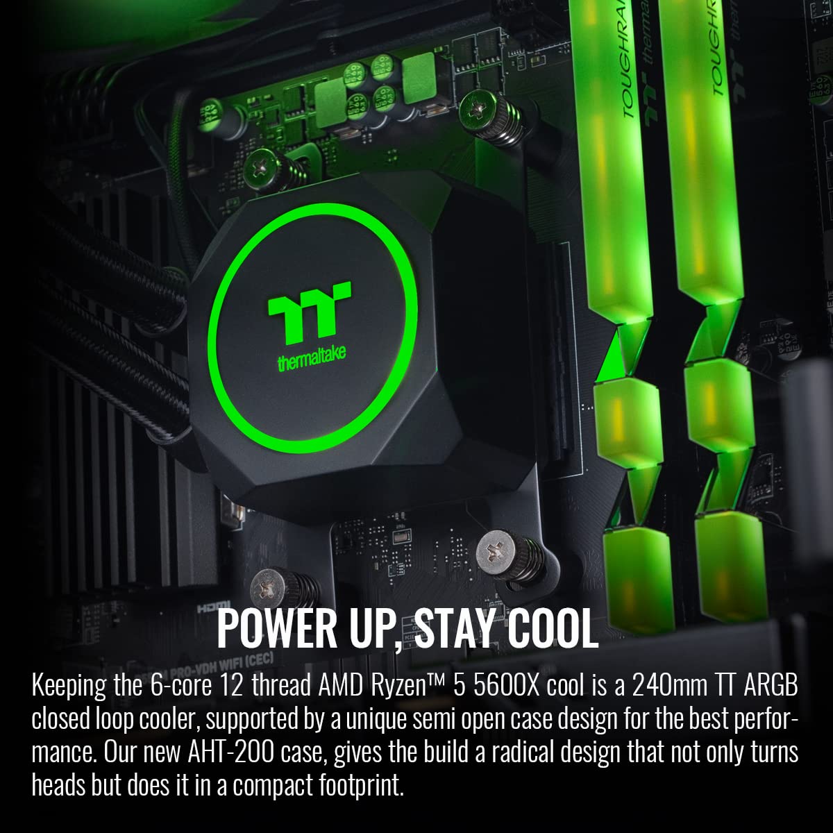 Buy Thermaltake AH360 LiquidCooled PC (AMD Ryzen 5 5600X, RTX 3060