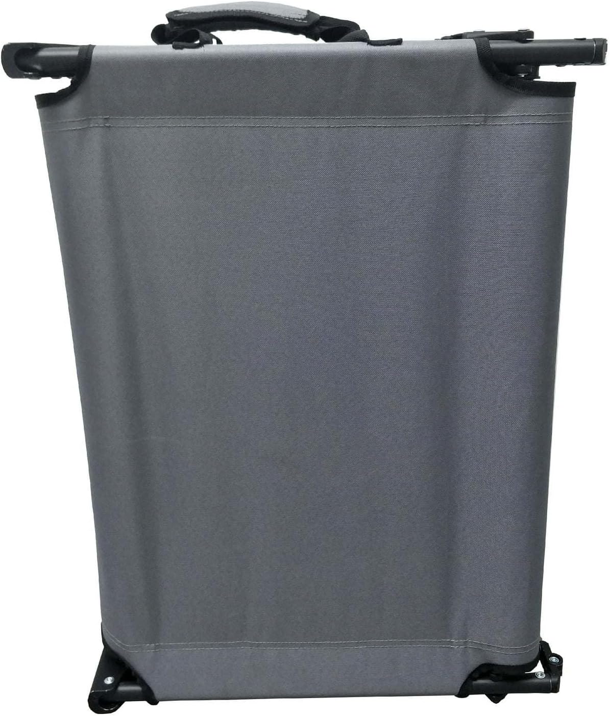 Camping Folding with Easy Setup Cot, Gray Color, Adult, Open Size 75.6 in x 25 in x 8.46in