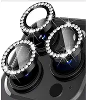 Kit Película Câmera Strass Diamonte Para Iphone 16E 16 15 / Pro/Pro Max/Plus (DOURADA, IPHONE 16E (01 PC))