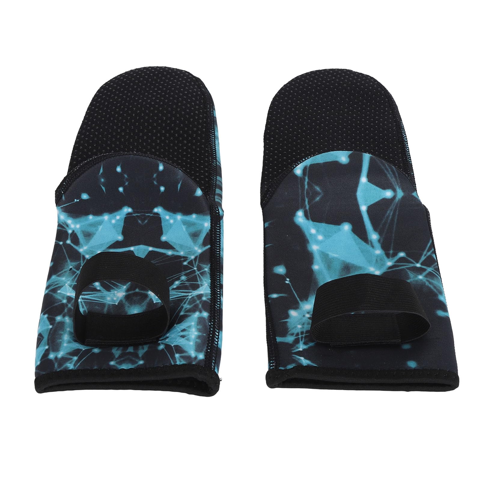 Jopwkuin Water Socks, Thermal Nonslip Diving Wetsuit Socks Breathable Blue Sting Proof for Women for Surfing (S)