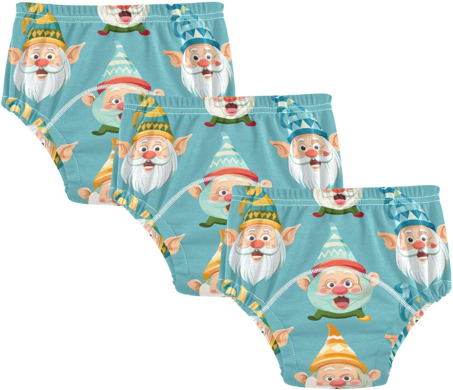 Baby Potty Training Pants Soft Cotton Nighttime Potty Training Pants Potty Training Underwear for Newborns 2T Carnival Cute Gnome