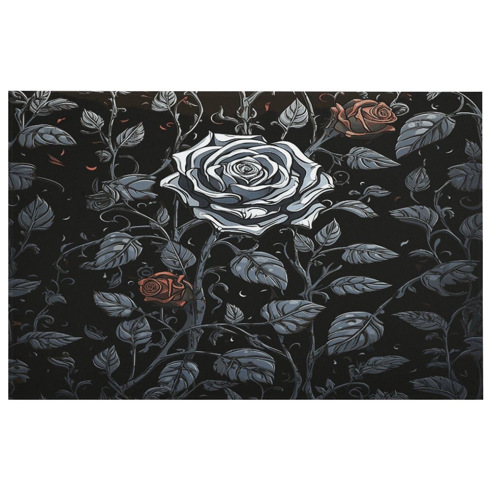 Tapis gothique antidérapant pour éviter les glissades d'entrée