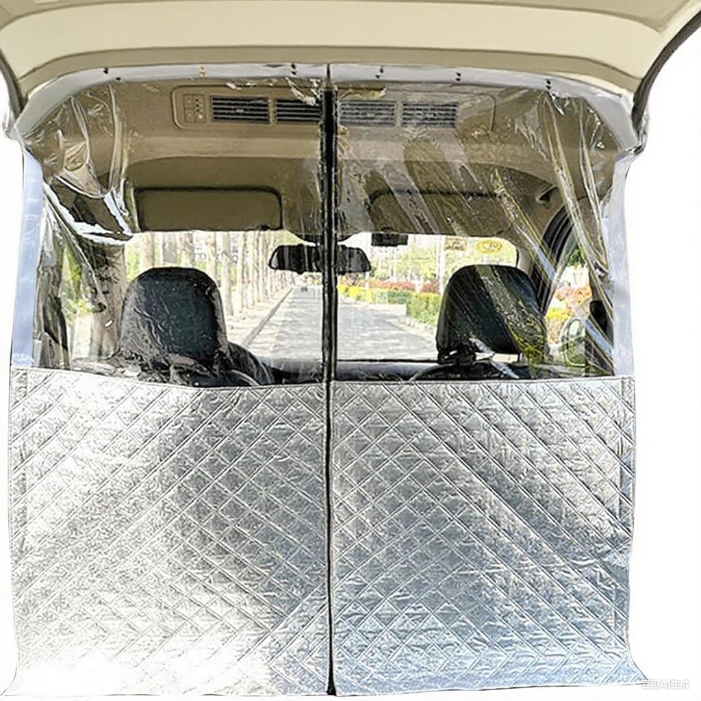 Amazon.co.jp: [Maplefea]車用間仕切りシート 車内カーテン 透明