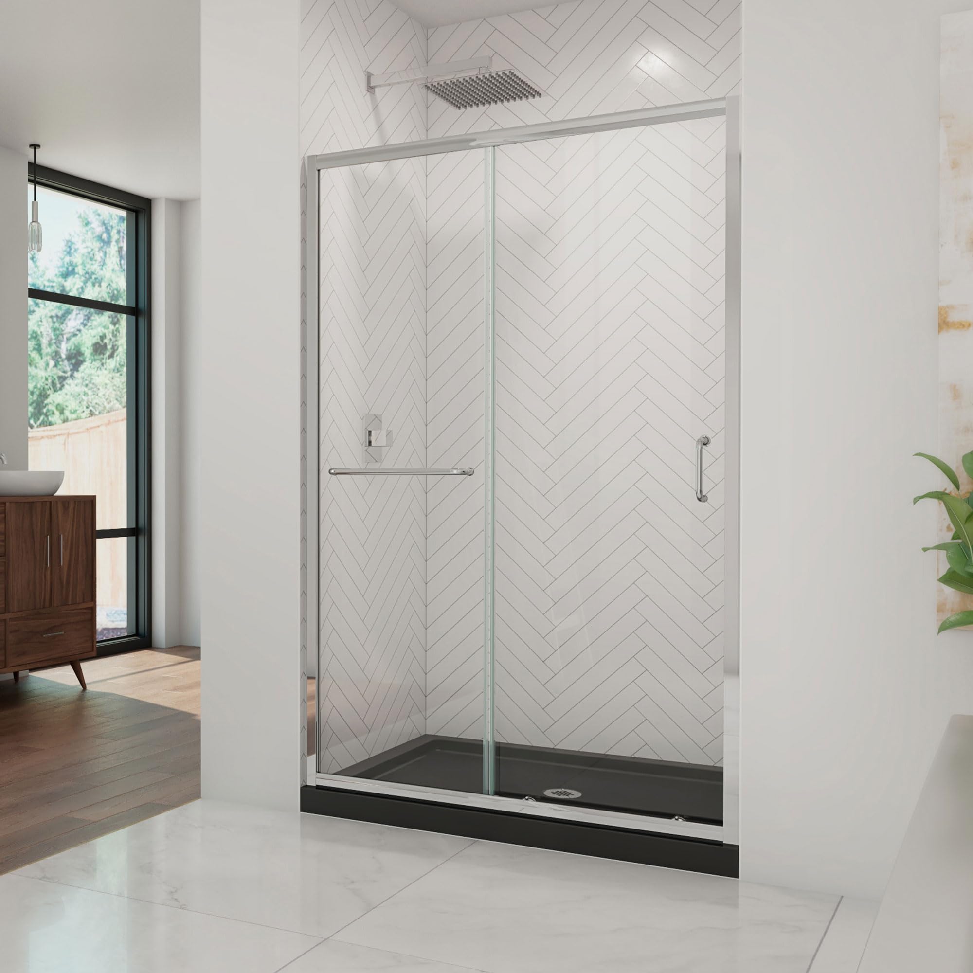 【美品】DYNASTY GLASH infinity Infinity-Z Sliding Shower Doors | DreamLine
