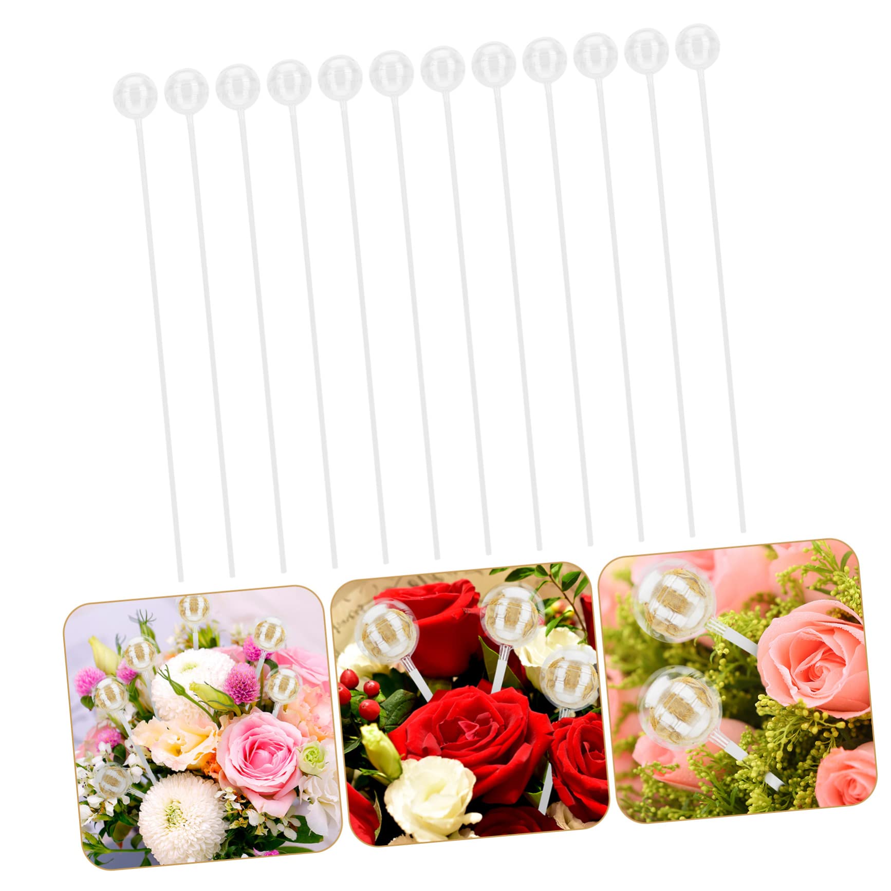 Hemobllo Soporte para Bolas de Chocolate con Palitos Base Transparente para Dulces Material de Embalaje para Flores Soporte Decorativo Multipropósito