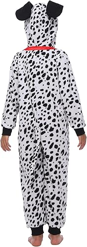 Miniatura 4 de Disfraz infantil de animal, mameluco con diseño de dálmata, perro con manchas, para Halloween, Navidad, carnaval, talla 8 a 10