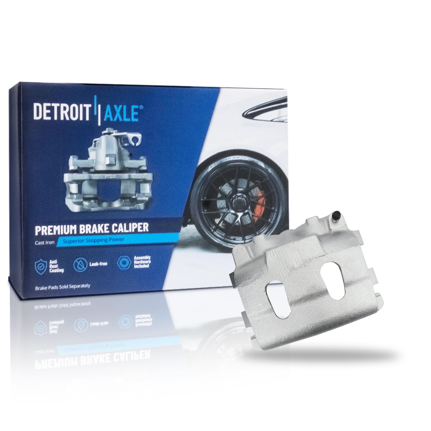 Detroit Axle - Front Left Brake Caliper for 1979-1981 Dodge M-300 MR-400
