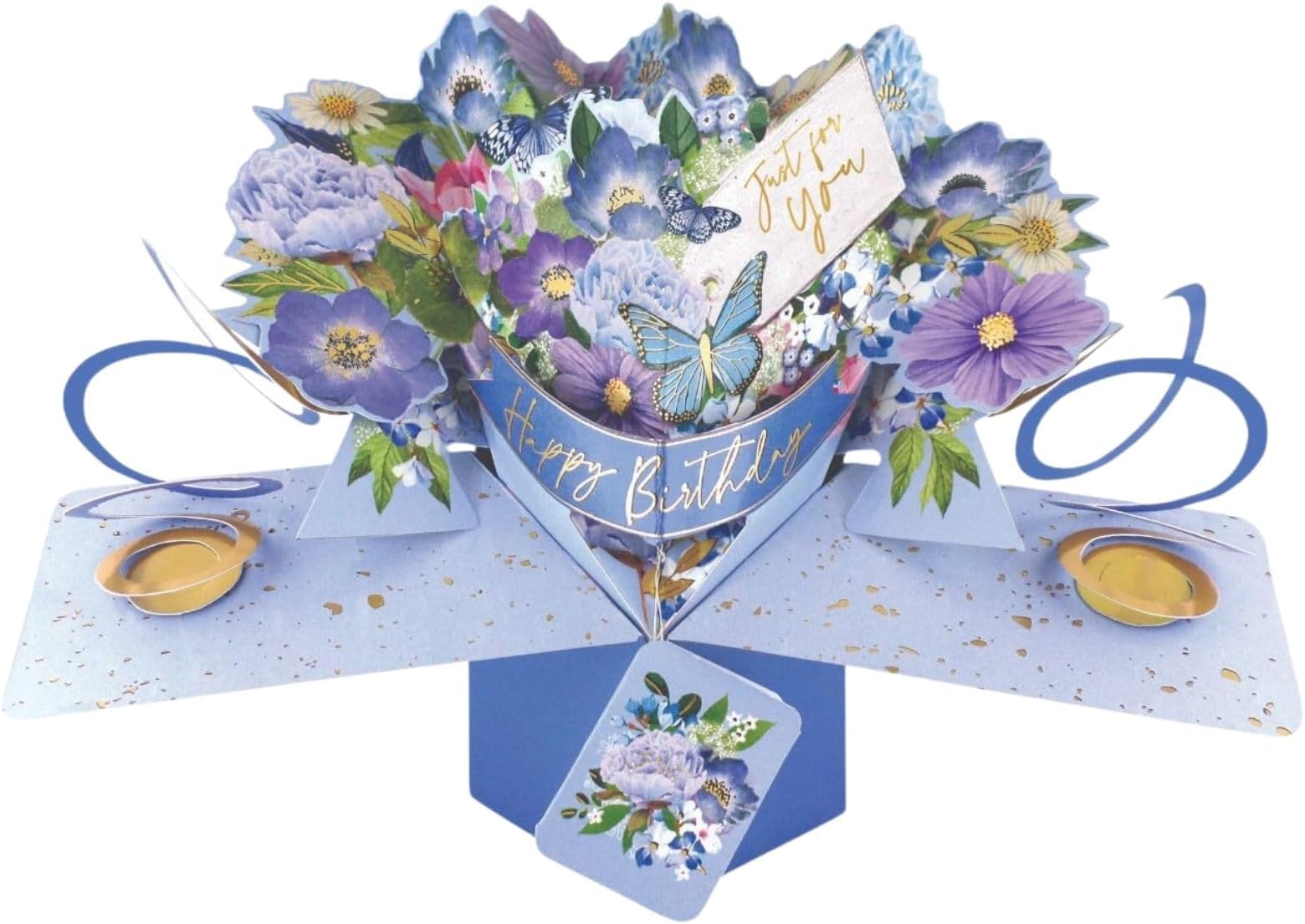Happy Birthday Just For You Pop-Up Greeting Card Second Nature 3D Pop Up Cards