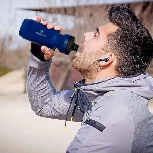 Miniatura 5 de Specialized Bikes - Botella de agua para apretar, 22 onzas, sin BPA, para deportes y bicicletas (tapa Watergate)