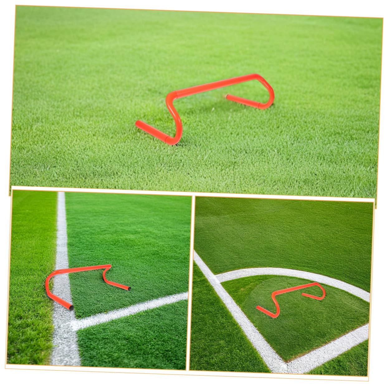 Hemobllo Vallas de Agilidad para Niños 15 Cm, Equipo de Entrenamiento de Velocidad, 5 Piezas de Plástico Resistente, Equipo Portátil para Deporte Infantil en Interiores y Exteriores