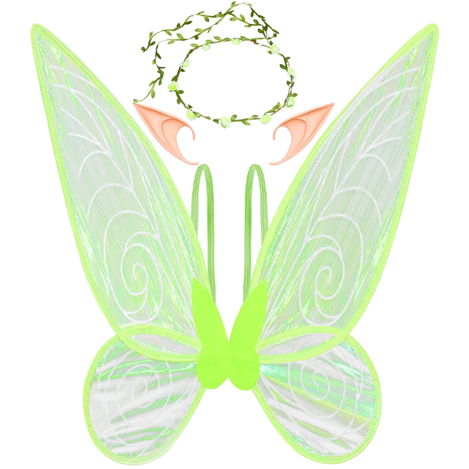 Costume de cosplay papillon bleu et rose pour filles, ailes de fée Costume de cosplay papillon bleu et rose pour filles, ailes de fée