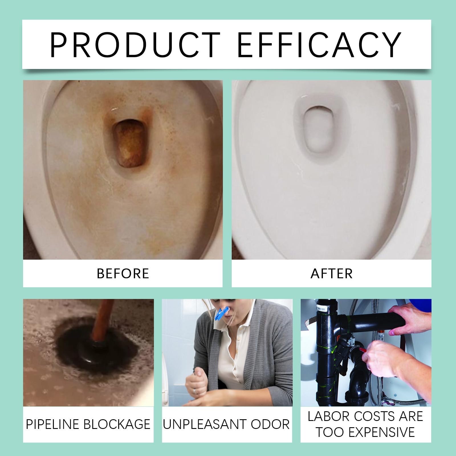 Krazy Clean Toilettenreiniger, Krazy Klean Toilettenreiniger, Automatischer Toilettenreiniger, Toilettenreiniger-Tabletten, Kein Schrubben nötig, Langanhaltende Reinigung, Frischer Duft (3)