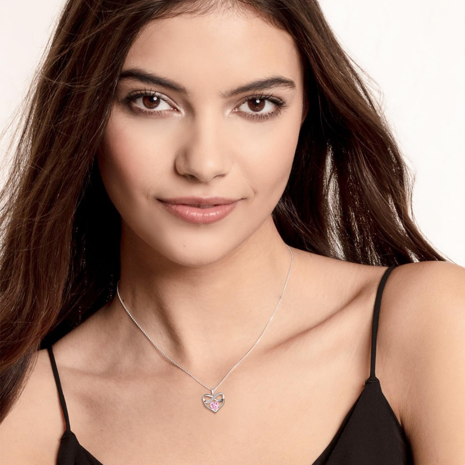 Collana con ciondolo a forma di cuore infinito, regali per la festa della mamma donna moglie anniversario compleanno natale gioielli regali San Valentino per lei