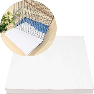 Allazone 100 Sheets Disposable Absorbent Bird Cage Liner Papers (7.9'' X 10.6'')