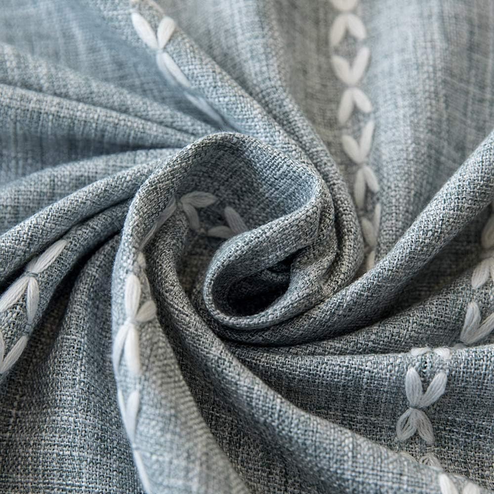 Flаѕh Dеаlѕ - 80% оƒƒ Lahome Embroidery Stripe Tassel Tablecloth -Heavy Weight Cotton Linen Washable Table Cover for Kitchen Dining Room Restaurant Party Decoration (Gray, Rectangle - 55 x 102) Uр Tо 50% оƒƒ Lahome Embroidery Stripe Tassel Tablecloth -Heavy Weight Cotton Linen Washable Table Cover for Kitchen Dining Room Restaurant Party Decoration (Gray, Rectangle - 55 x 102)