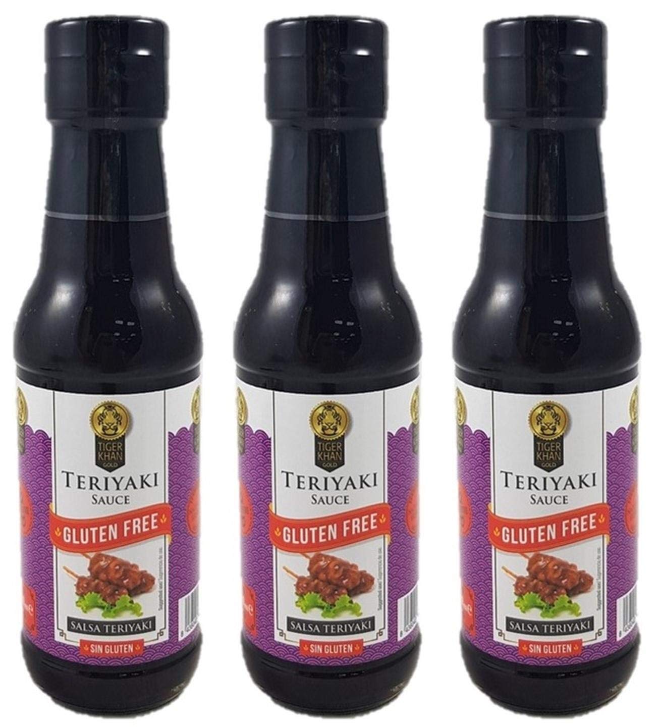 TIGER KHAN Salsa Teriyaki Sin Gluten 150ml - Pack 12