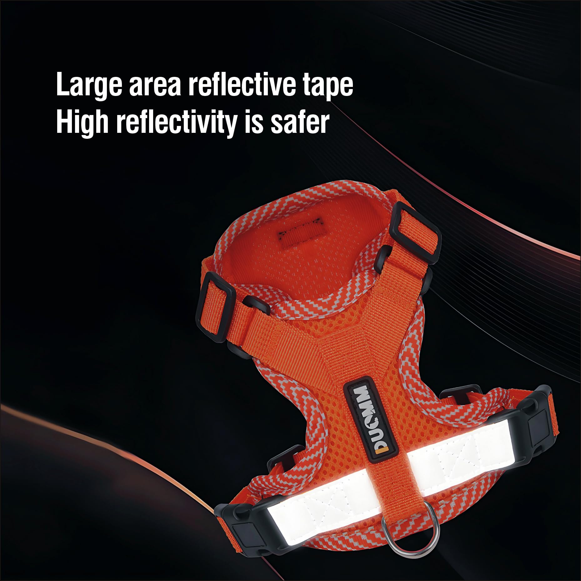 No-Pull Dog Harness for 7-10 lbs Pets, Reflective Escape-Proof Vest with Front Clip, Includes 1.5m Leash - image 7