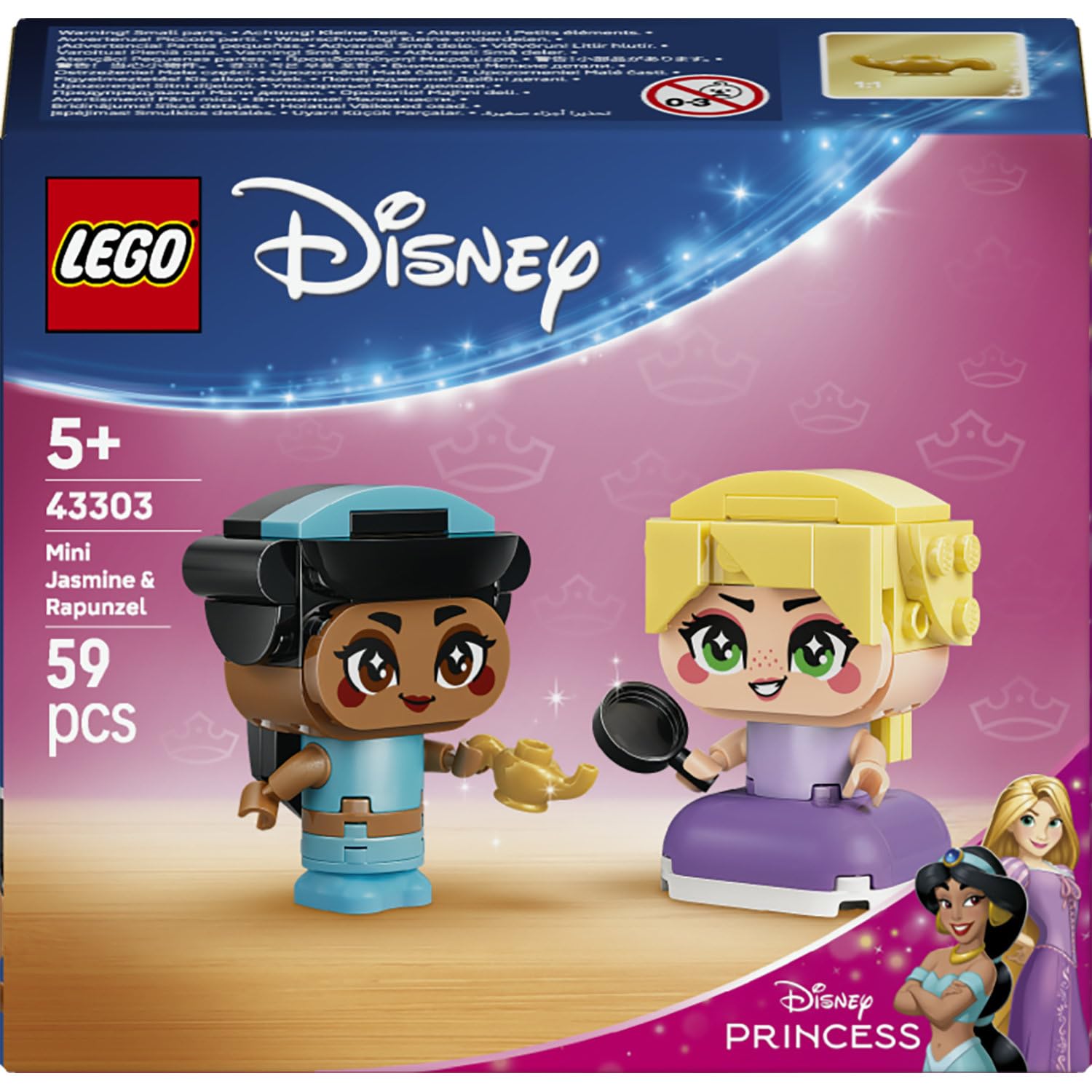 LEGO Disney Princess Mini Yasemin ve Rapunzel 43303
