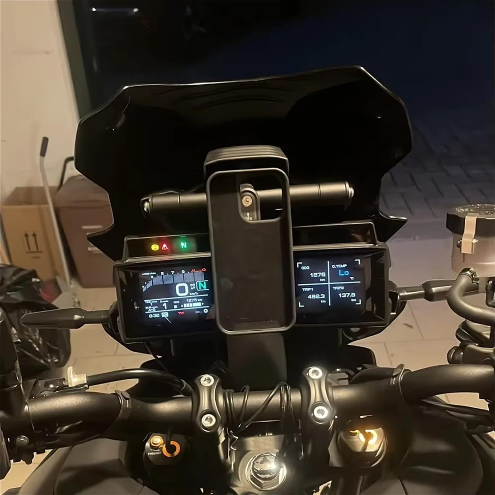 Moto Mobile Staffa Staffa Navigazione Telefono per Tracer 9GT 9 900 GT Supporto Manubrio Cellulare Navigatore GPS