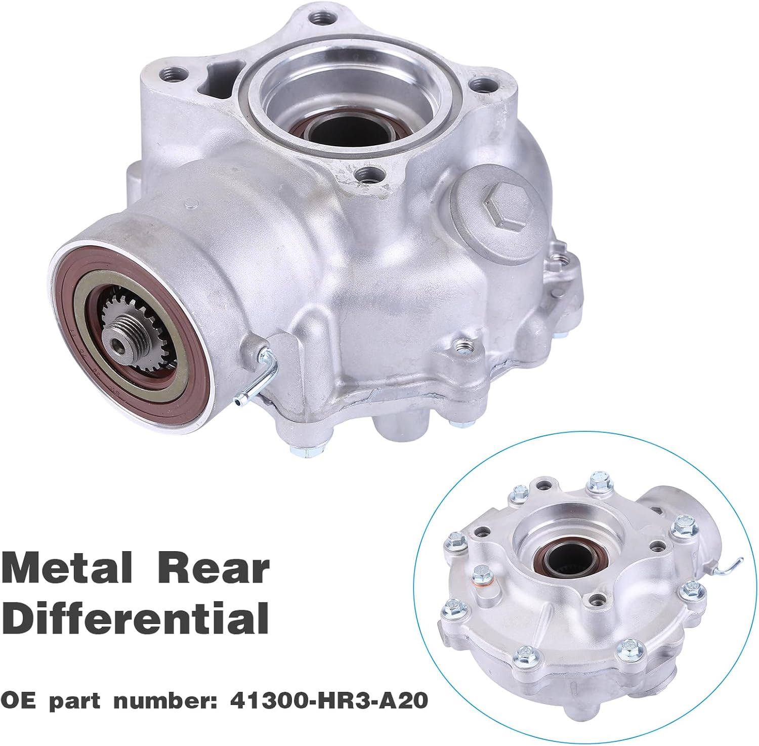 Rear Final Drive Differential Compatible with Honda TRX420 TRX500 2014 2015 2016 Replacement for 41300-HR3-A20