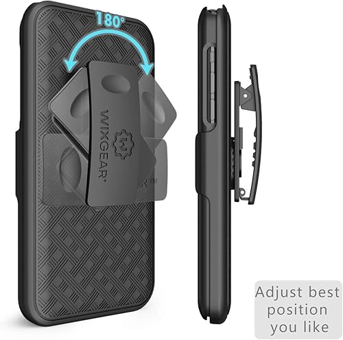 Miniatura 2 de WixGear Funda para iPhone 11, funda para Apple iPhone 11 con soporte y clip para cinturón (no para 11 Pro o Pro max)