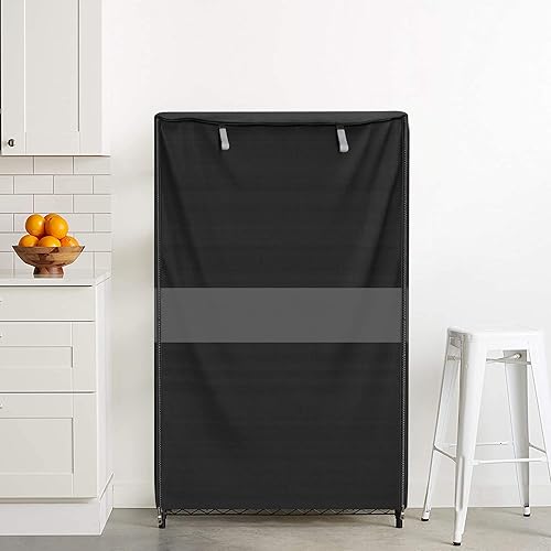 Miniatura 7 de MOLLYAIR Cubierta de estantería, 600D resistente al agua, a prueba de polvo, cubiertas de estante adecuadas para exteriores, salas de estar, cocinas