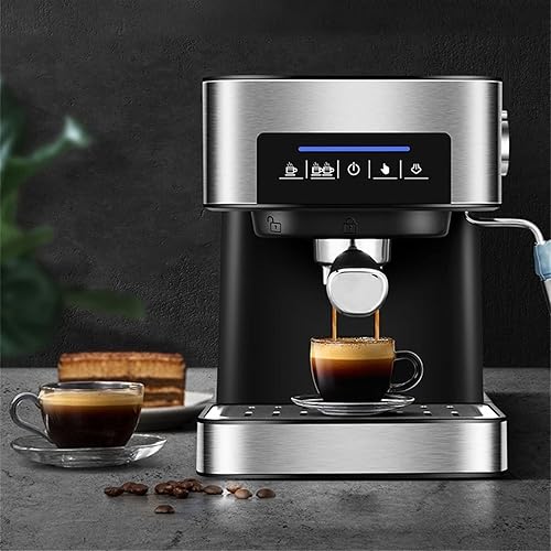 Miniatura 2 de IEASEkfj Espresso Machine Coffee Machine Grinding Integrated Bar Coffee Maker Milk Frother Cafetera Cappuccino Household Small Freshly Ground