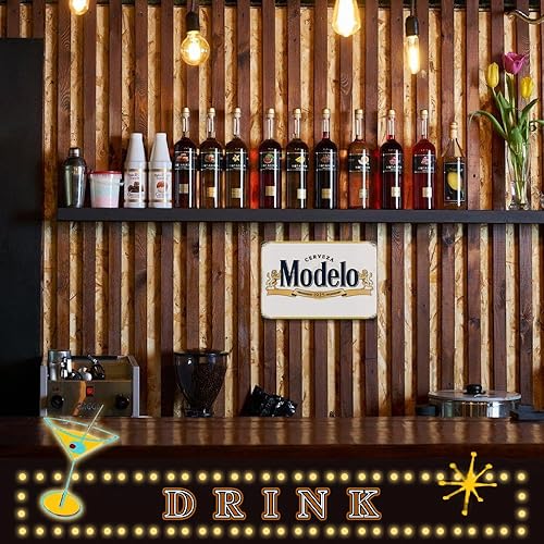 Miniatura 4 de Letreros de bar, carteles de cerveza para cueva de hombre, letreros de cerveza modelo para decoración de garaje, decoración de bar, 8 x 12 pulgadas,