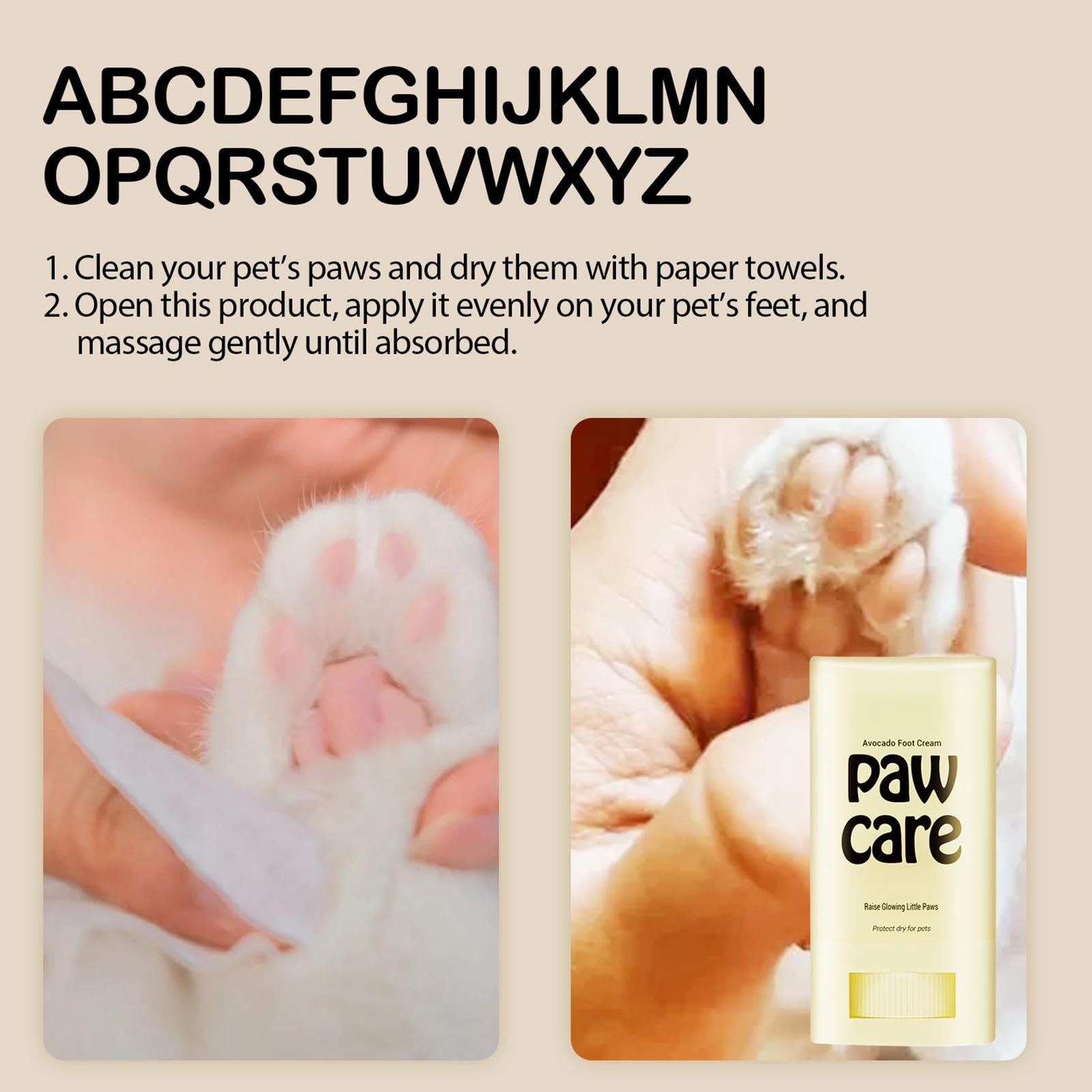 Produktbild von Dreuhuing Pfotenbalsam Für Katzen, 15 G, Avocado-Hundepfotenwachs Für Trockene Pfoten Und Nase, Haustier-Nasencreme, Butter, Pfoten-Pad-Lotion, Natürlicher Hundepfotenschutz-Balsam, Schützt Und Heilt