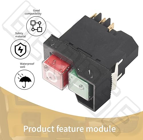 Miniatura 7 de Interruptor de sierra de mesa N603746 compatible con sierra de mesa D-ewalt, compatible con el modelo DWE7485, DWE7491RS