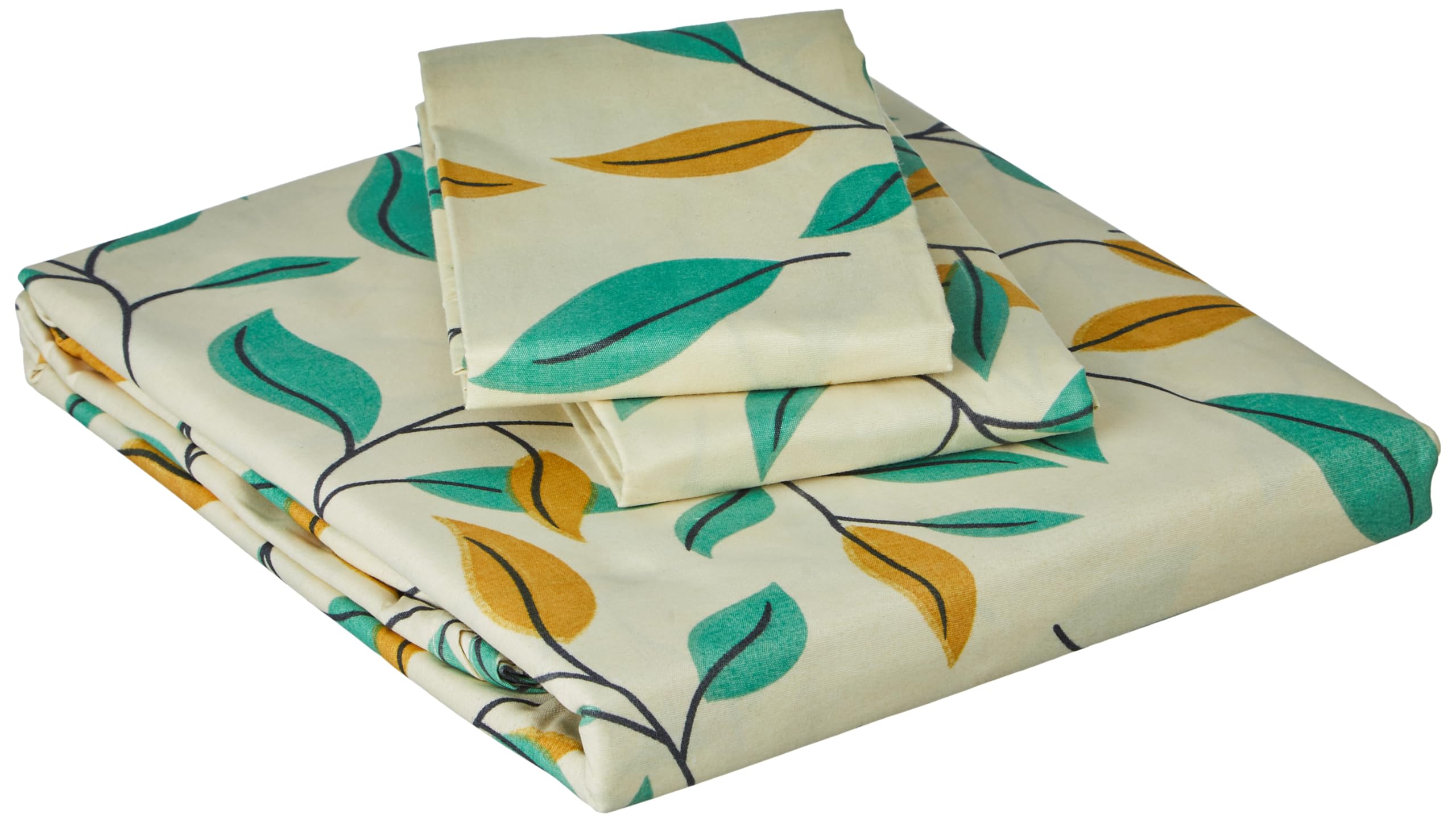 Welspun Double Bedsheet with 2 Pillow Covers 220 X240 Cms / 43 X68 Cms | Dazzle Softtouch and Wrinklefree Sateen Microfiber Bed Sheets with Ornate Print (Coconut Milk) (B0CJR43RDT) Amazon Price History, Amazon Price Tracker