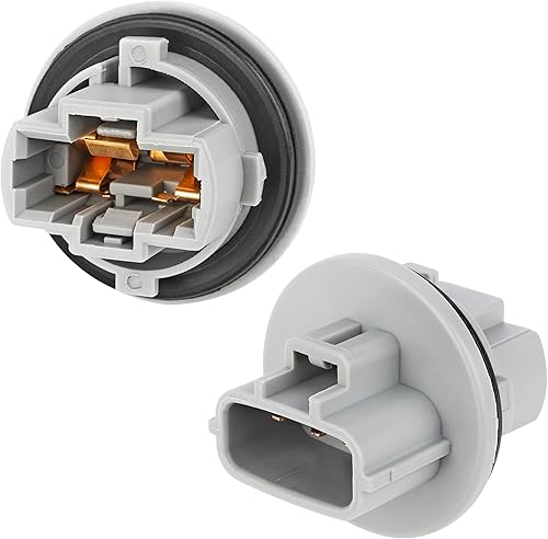 RED WOLF Enchufe de luz de señal de giro delantero seleccionado para Toyota Tundra Tacoma Corolla Sequoia 2006-2019 Reemplazo de bombilla de señal