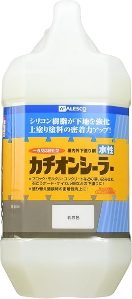 Amazon カンペハピオ 水性カチオンシーラー 乳白色 4l 塗料缶 ペンキ