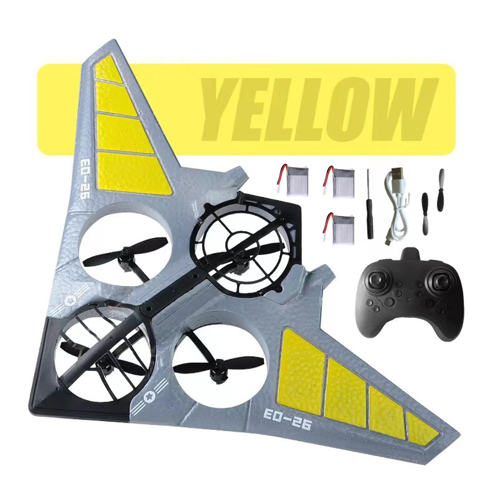Goolsky RC samolot, zdalnie sterowany dron piankowy, 2,4 GHz, rotacja kaskaderska 360° dla dzieci