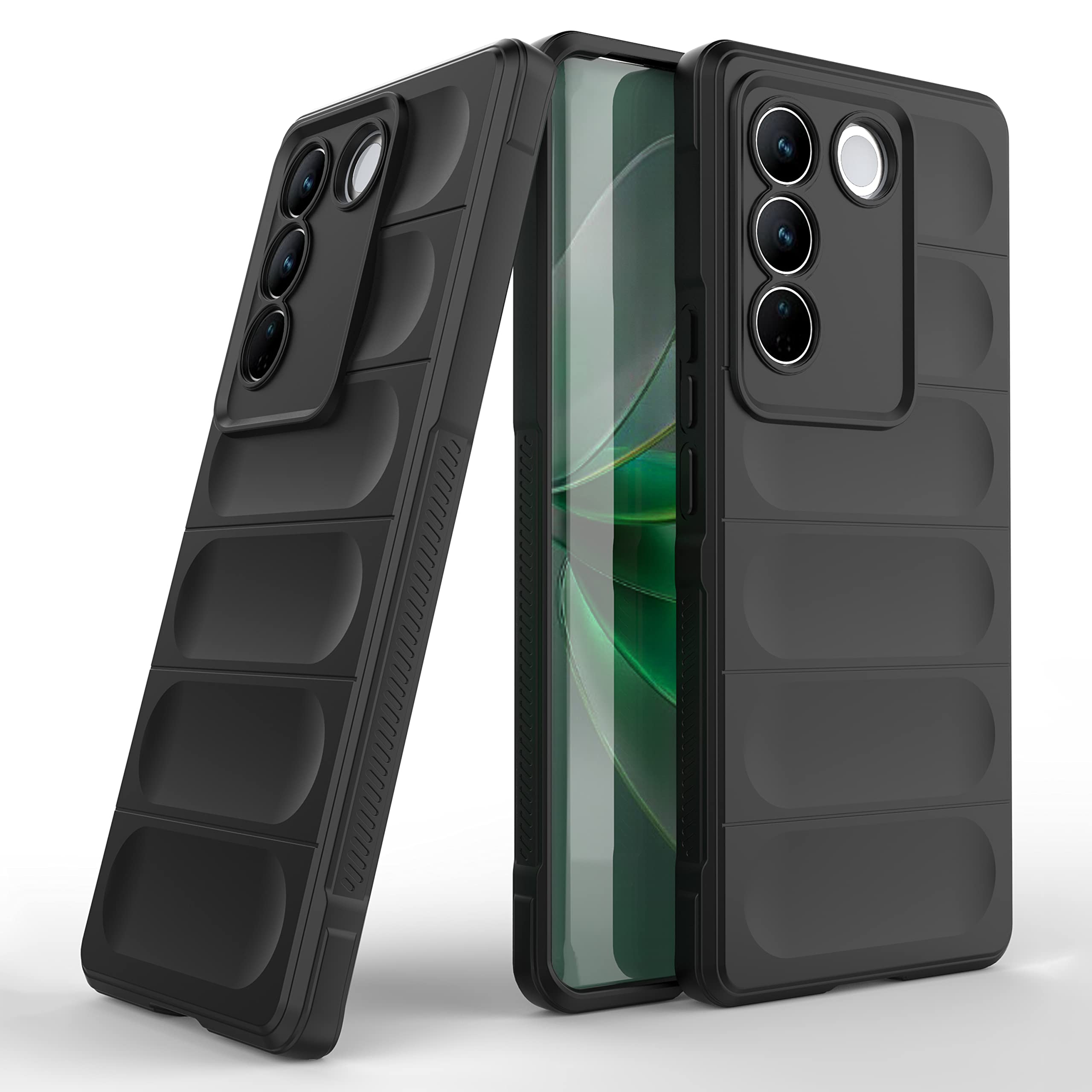 Zapcase Back Case Cover for Vivo V27 / Vivo V27 Pro 5G | Compatible for Vivo V27 / Vivo V27 Pro 5G Back Case Cover | Liquid Silicon Case for Vivo V27 / Vivo V27 Pro 5G with Camera Protection | Black (B0C1VSKN2C) Amazon Price History, Amazon Price Tracker