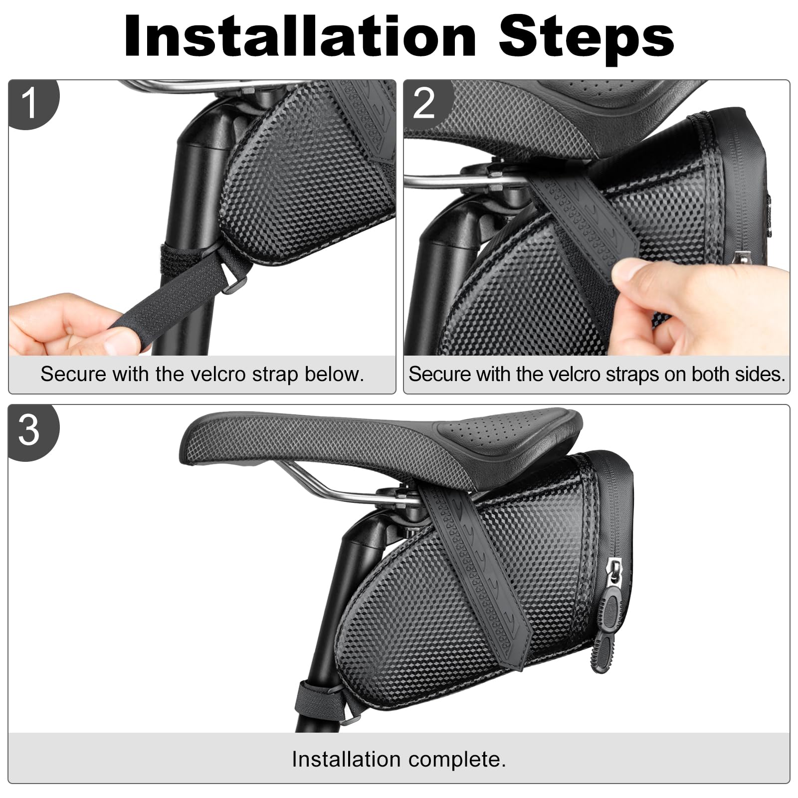 Amazon.com : Tongha Bicycle Seat Bag Water Proof,Bike Pack under