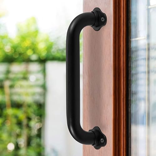 Miniatura 3 de Barandillas de mano para escaleras de montaje en pared de 12 pulgadas para interiores, pasamanos de tubo de metal de 1 pie, barandilla de seguridad