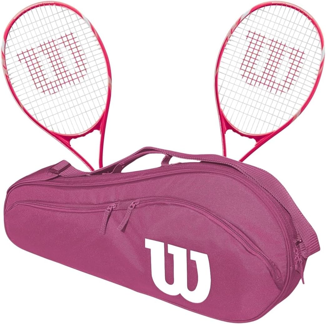 Wilson Tempest Pro Lite Tennis Racquet Doubles Bundle with an Advantage 2.5 Tennis Bag or Backpack – Optional Accessories