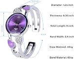 Femmes bracelet de montre bracelet en quartz avec Strass cadran rond bracelet en acier inoxydable bracelet femmes montres avec femmes boîte de montre
