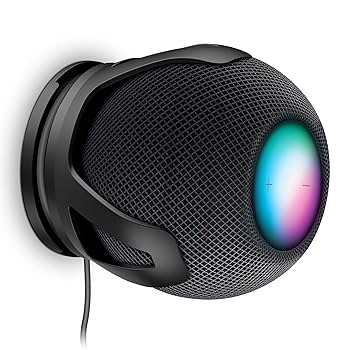 美品 Apple Pod mini スペースグレー 壁掛けホルダー付き 美品 Apple HomePod mini スペースグレー 壁掛けホルダー付き