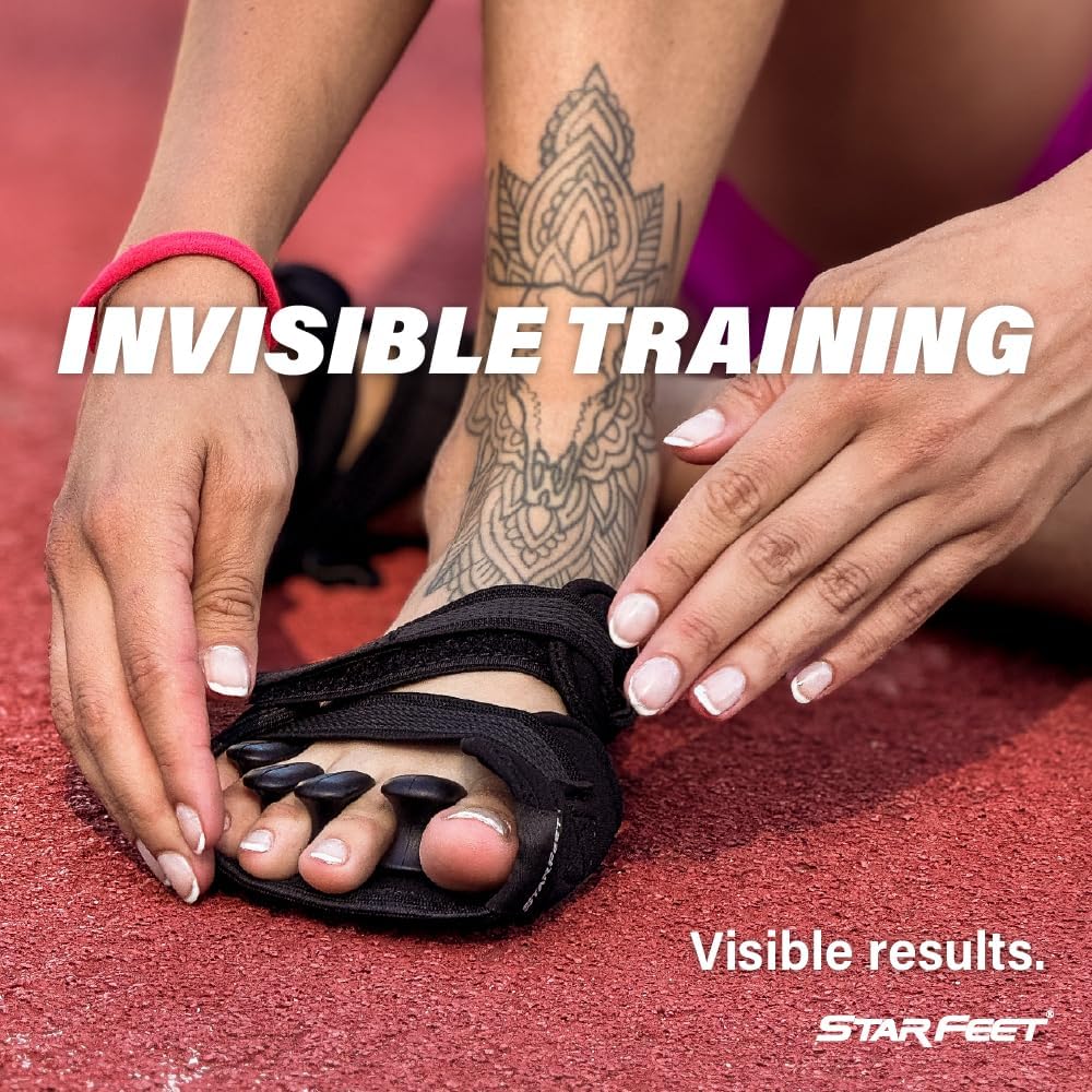 StarFeet. The first support for recovering your feet – Post-Workout recovery for Athletes – Relief and recovery for feet, knees, and back – Perfect for runners Amateurs and Professional.