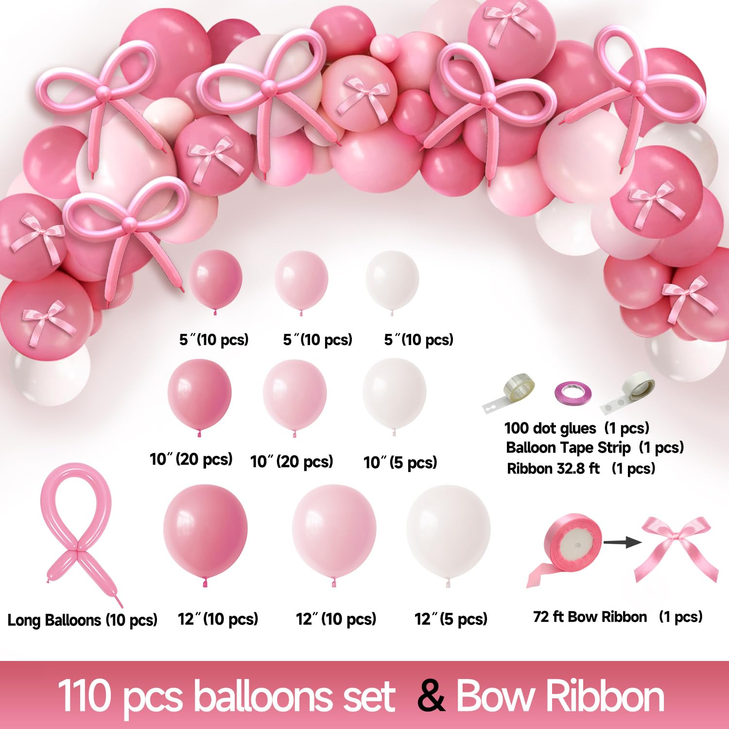 Baby Girl Ballon, Its A Girl Luftballon, Babyshower Produktbild-Vorschau 5