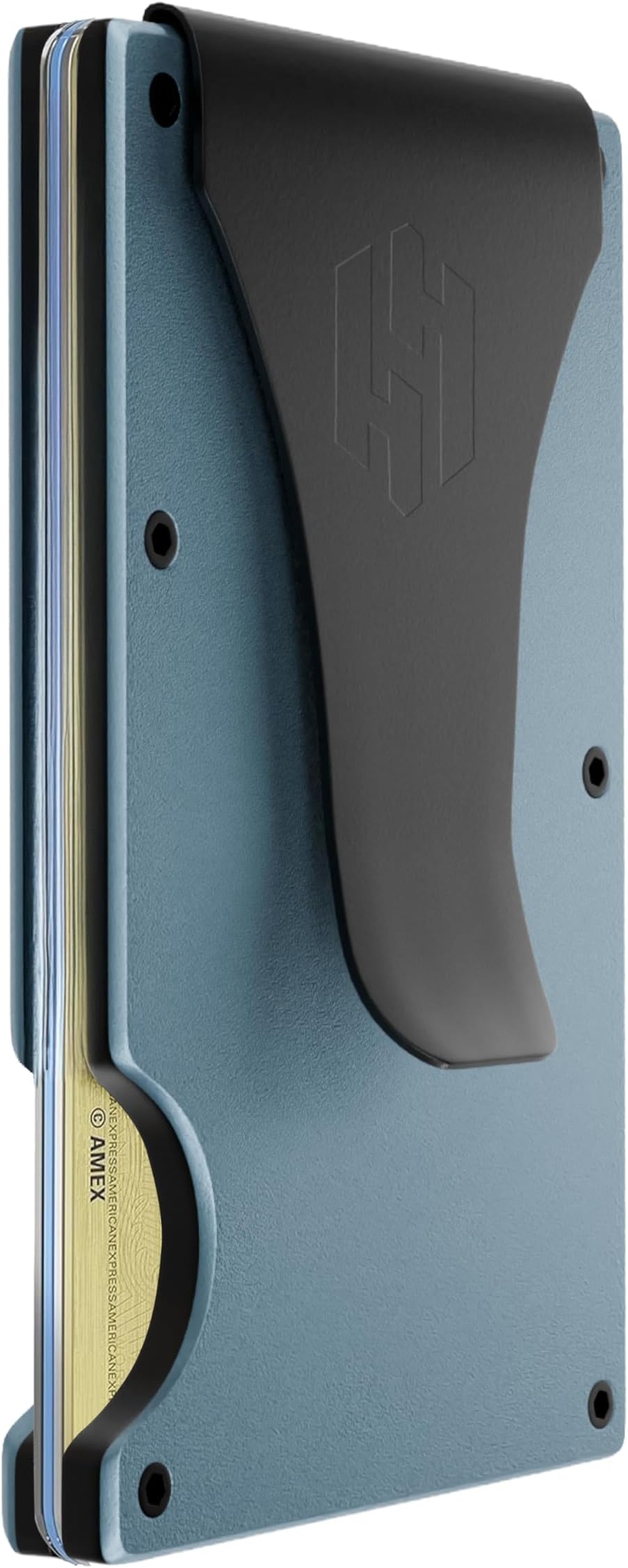 Wallet For Men - Reinvented Design Men's Wallet - Slim, Minimalistic & Seamless, Blocks RFID Scanners with a Money Clip (Grey)