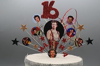 Harry Stars on wires Cake Spray Glittered or Non Glittered Cake Topper Cake Decoration personalised 10th 11th 12th 13th 14th 15th 16th 17th 18th any age any colours 001